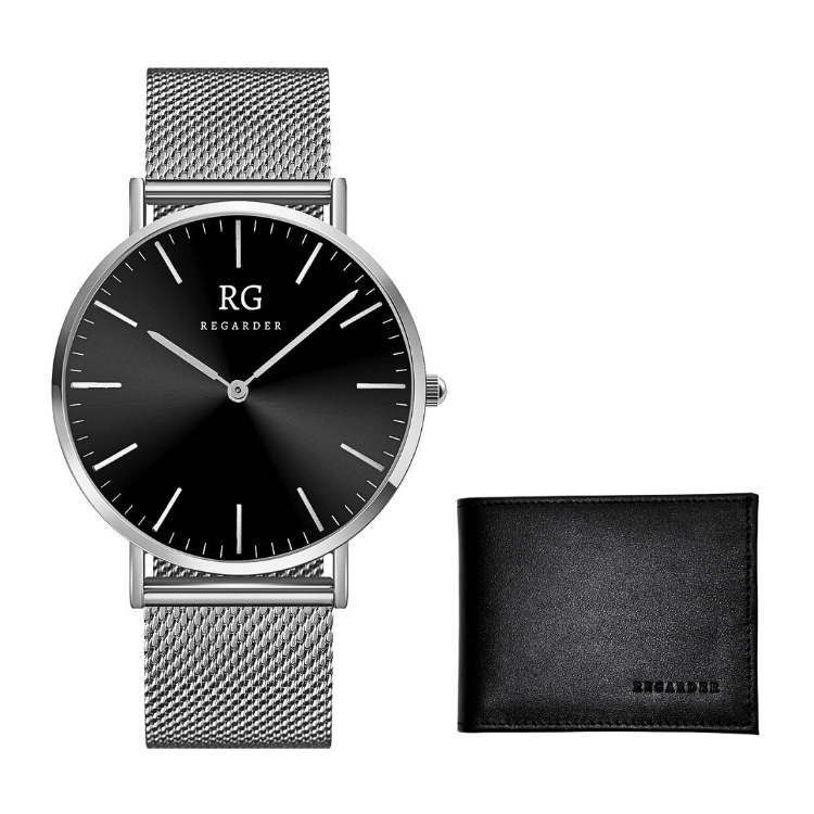 SET LUXURY PLATA ESTERLINA + BILLETERA